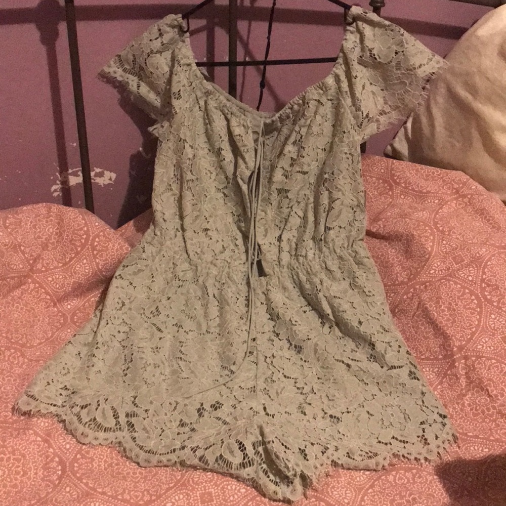 Off the shoulder romper
